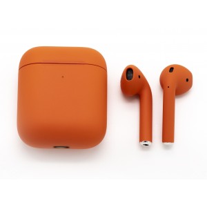 Apple Airpods 2 Custom Оранжевый Матовый