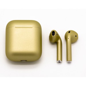 Apple Airpods 2 Custom Желтый Глянцевый
