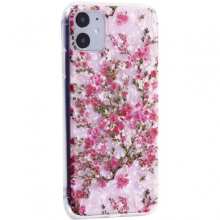 Чехол-накладка пластиковый Fashion Case для iPhone 11 (6.1") с силиконовыми бортами Розовый вид №2