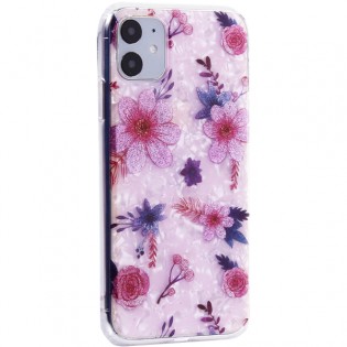 Чехол-накладка пластиковый Fashion Case для iPhone 11 (6.1") с силиконовыми бортами Розовый вид №4