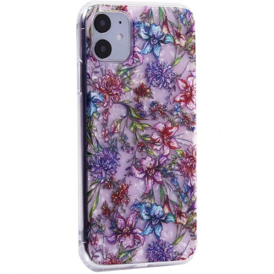 Чехол-накладка пластиковый Fashion Case для iPhone 11 (6.1") с силиконовыми бортами Розовый вид №6