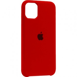 Чехол-накладка силиконовый Silicone Case для iPhone 11 (6.1") Красный