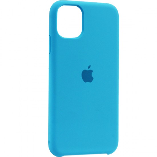 Чехол-накладка силиконовый Silicone Case для iPhone 11 (6.1") Голубой