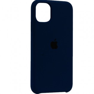 Чехол-накладка силиконовый Silicone Case для iPhone 11 (6.1") Темно-синий