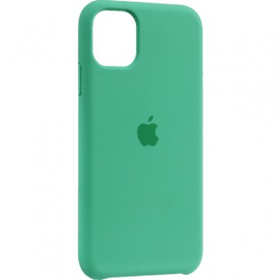 Чехол-накладка силиконовый Silicone Case для iPhone 11 (6.1") Нежно-зеленый