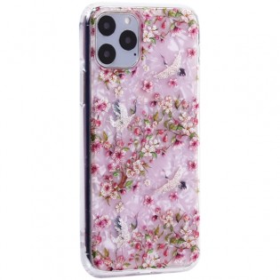 Чехол-накладка пластиковый Fashion Case для iPhone 11 Pro (5.8") с силиконовыми бортами Розовый вид №1