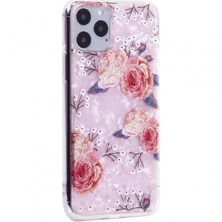  Чехол-накладка пластиковый Fashion Case для iPhone 11 Pro (5.8") с силиконовыми бортами Розовый вид №3