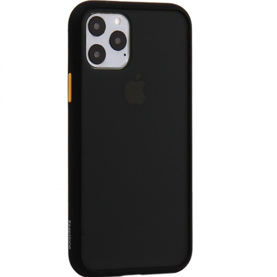 Чехол-накладка пластиковый KeepHone Armor Series для iPhone 11 Pro (5.8") с силиконовыми бортами Черный