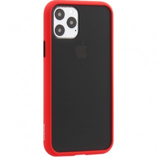 Чехол-накладка пластиковый KeepHone Armor Series для iPhone 11 Pro (5.8") с силиконовыми бортами Красный