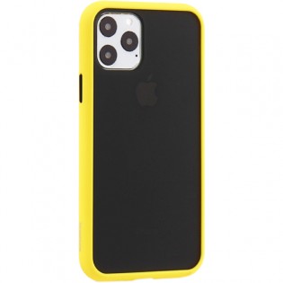 Чехол-накладка пластиковый KeepHone Armor Series для iPhone 11 Pro (5.8") с силиконовыми бортами Желтый
