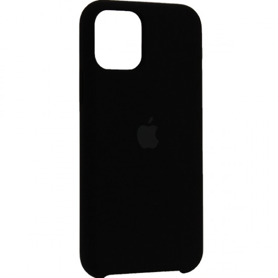Чехол-накладка силиконовый Silicone Case для iPhone 11 Pro (5.8") Black Черный