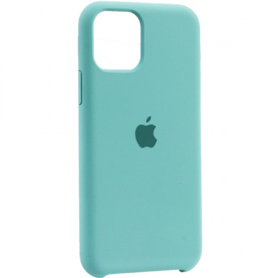 Чехол-накладка силиконовый Silicone Case для iPhone 11 Pro (5.8") See blue Голубое море 