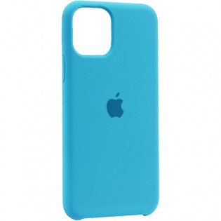 Чехол-накладка силиконовый Silicone Case для iPhone 11 Pro (5.8") Light blue Голубой