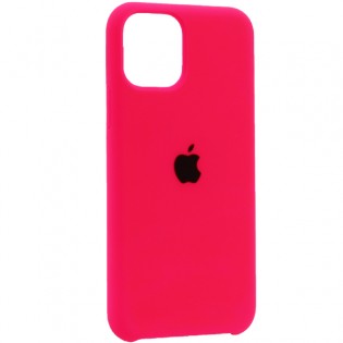 Чехол-накладка силиконовый Silicone Case для iPhone 11 Pro (5.8") Bright pink Ярко-розовый