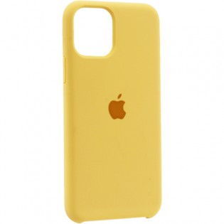 Чехол-накладка силиконовый Silicone Case для iPhone 11 Pro (5.8") Canary yellow Канареечно-желтый