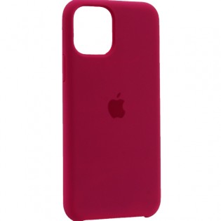 Чехол-накладка силиконовый Silicone Case для iPhone 11 Pro (5.8") Dark fuchsia Темная фуксия