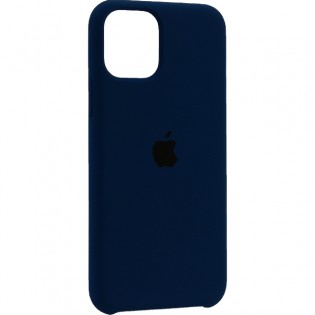 Чехол-накладка силиконовый Silicone Case для iPhone 11 Pro (5.8") Deep blue Темно-синий №2