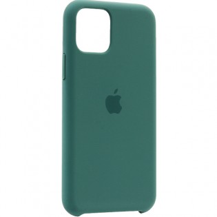 Чехол-накладка силиконовый Silicone Case для iPhone 11 Pro (5.8") Pine Green Бриллиантово-зеленый