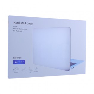 Защитный чехол-накладка HardShell Case для Apple MacBook Air 13 (2016-2017г.г.) матовая прозрачная