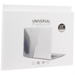 Защитный чехол-накладка COTEetCI MB1002-TB universal PC Case для Apple MacBook New Pro 13" (A1989,A1706,A1708) Черный
