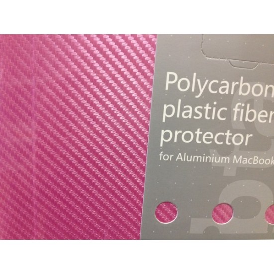 Защитный чехол-накладка BTA-Workshop для Apple MacBook Pro 13 карбон розовая
