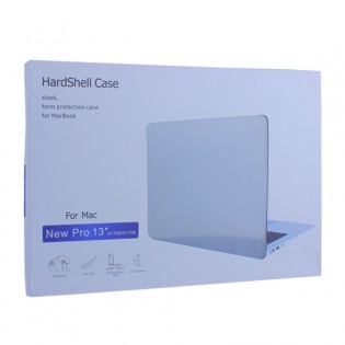 Защитный чехол-накладка HardShell Case для Apple MacBook Pro 13" Touch Bar (2016-2019г.г.) A1706/ A1708/ A1989 матовая черная