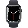 Apple Watch Series 7 45mm Starlight Midnight (тёмная ночь / черный) со спортивным ремешком цвета "тёмная ночь" Ростест
