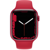 Apple Watch Series 7 45mm Red (красный) со спортивным ремешком красного цвета Ростест