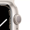 Apple Watch Series 7 45mm Starlight (сияющая звезда / белый) со спортивным ремешком цвета "сияющая звезда" Ростест