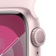 Apple Watch Series 9 45mm Pink Aluminium (розовый) со спортивным ремешком нежно-розового цвета S/M/L