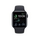 Apple Watch Series SE-2 (2022) 40mm Midnight (тёмная ночь / черный) со спортивным ремешком цвета "тёмная ночь"