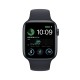 Apple Watch Series SE-2 (2022) 44mm Midnight (тёмная ночь / черный) со спортивным ремешком цвета "тёмная ночь"