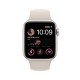 Apple Watch Series SE-2 (2022) 44mm Starlight (сияющая звезда / белый) со спортивным ремешком цвета "сияющая звезда"