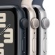 Apple Watch Series SE-2 (2023) 44mm Midnight (тёмная ночь / черный) со спортивным силиконовым ремешком цвета "тёмная ночь" S/M/L