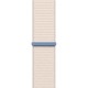 Apple Watch Series SE-2 (2023) 40mm Starlight (сияющая звезда / белый) со спортивным тканевым ремешком цвета "сияющая звезда"