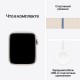 Apple Watch Series SE-2 (2023) 40mm Starlight (сияющая звезда / белый) со спортивным тканевым ремешком цвета "сияющая звезда"