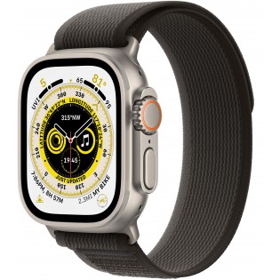 Apple Watch Ultra GPS + Cellular 49mm Titanium (титановый корпус) с ремешком Trail черного / серого цвета 